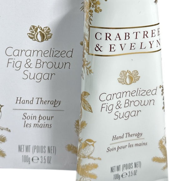 NEW Crabtree & Evelyn CARAMELIZED FIG & BROWN SUGAR Hand Therapy - Picture 2 of 6
